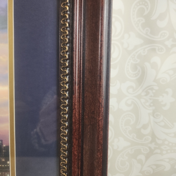 Thomas Kinkade 'The Light of Freedom' Double Mat Framed Print - Picture 7 of 10